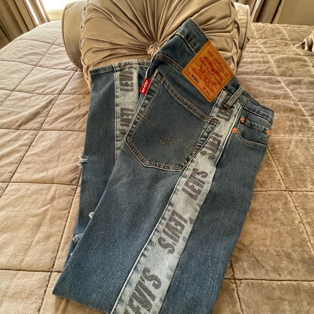 Levi's Custom Premium HI-BALL Blue Jeans
